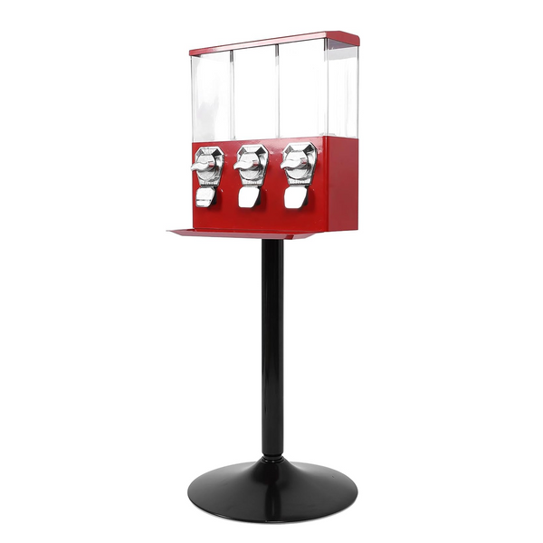 $2 Operated Gumball Vending Machine Toys Balls Egg Twisting Dispenser w/Lock