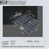 1:64 Diorama Open Air Car Parking Lot Model LED Lighting Car Garage Scene Model