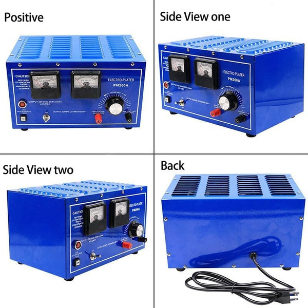 Gold Plating Machine 30A Jewelry Electroplating Plater Rectifier Goldsmith Tool