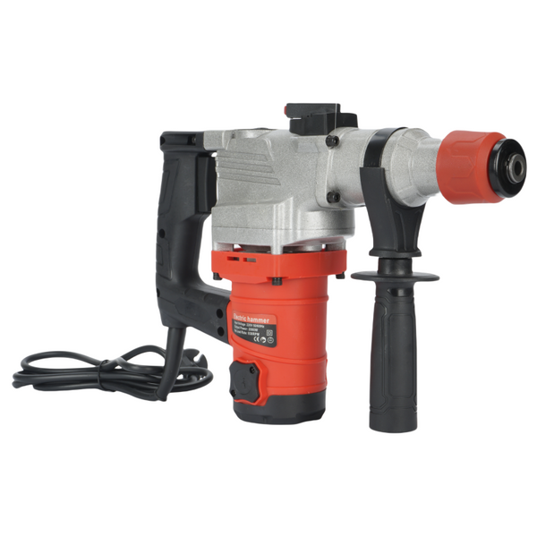 Electric Rotary Hammer Drill Demolition Jack Hammer Kit With Chisels Drill+SDS
