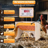 25W Chick Brooder Heating Plate Chicken Coop Heater Warmer 10-65℃ 3-Sided AU