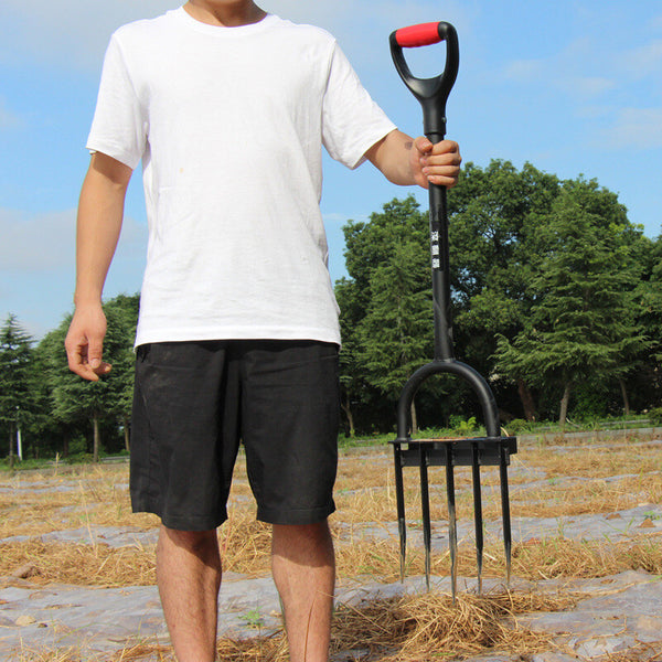 Gardening Pitch Fork Digging Fork with Manganese Steel Garden Agricultural Tool
