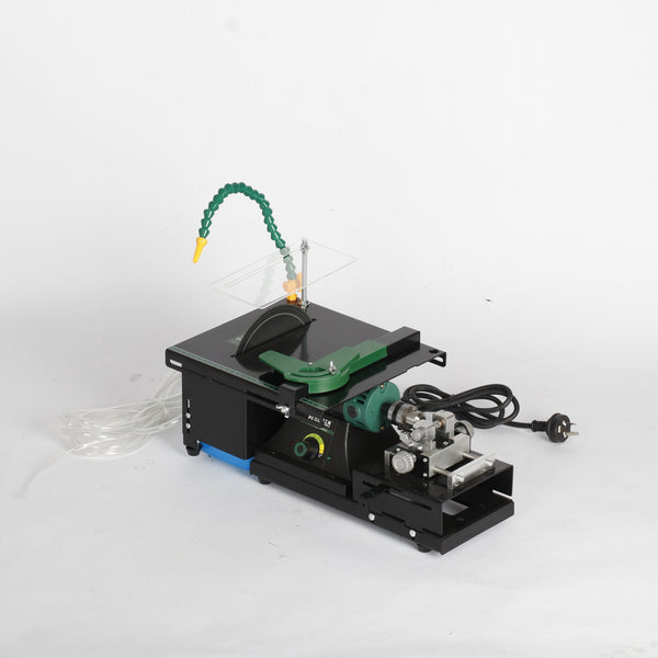 1950W Gem Jewelry Rock Cutting Bench Lathe Table Saw Punching Polisher Machine