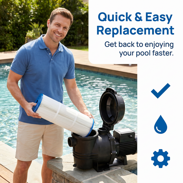 Swimming Pool Replacement Filter Cartridge Replaces For Astral Hurlcon ZX100