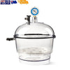 Vacuum Desiccator Clear Visibility Double Valve Design Easy to Use Accessory