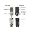 Electronic Door Lock 3-in-1 Password RFID Card Touchscreen Keypad Smart Lock