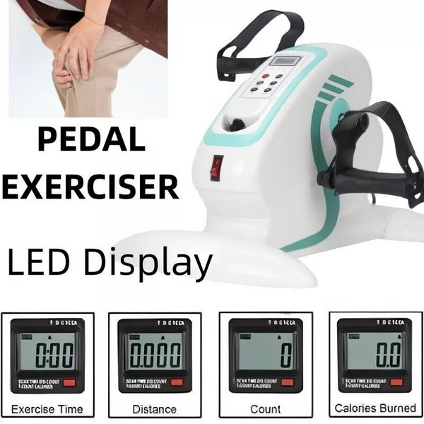 Mini Exercise Bike Pedal Exerciser Gym Bike Fitness Exercise Cycle Leg/Arm 220V