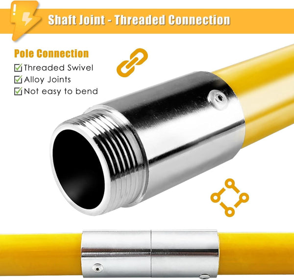 2m High Voltage Fiberglass General Safety Electrical Insulated Rescue Hook