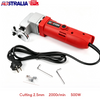 Electric Nibbler 2.5mm Sheet Metal Shear 500W Hand-held Scissor Cutter 2000r/min