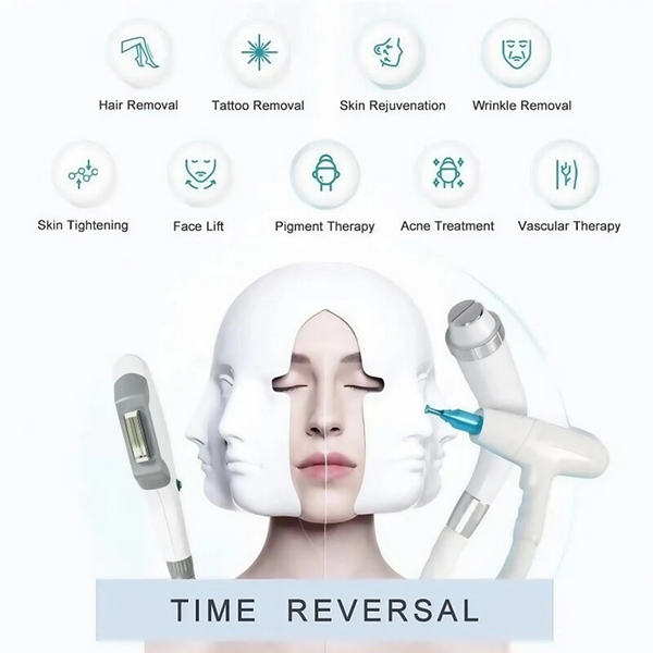 3IN1 OPT IPL RF Tattoo And Hair Removal ND YAG Laser Skin Rejuvenation Machine