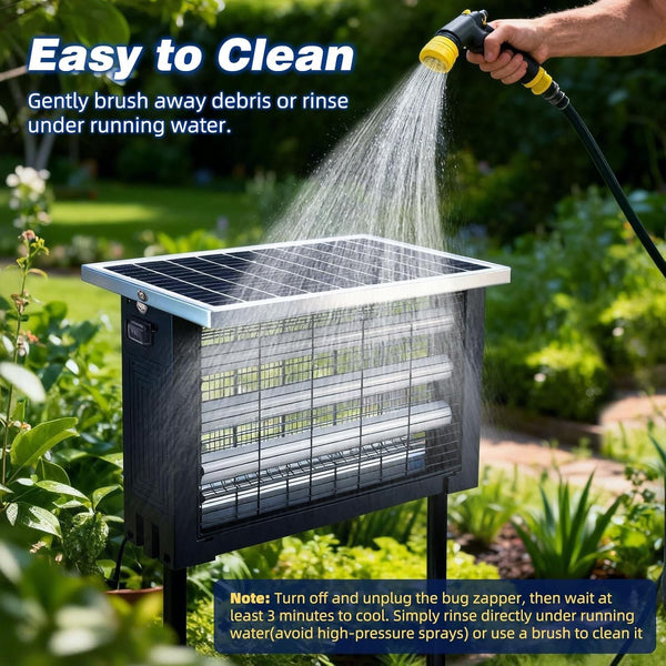 Solar USB Mosquito Killer Light Electronic Fly Bug Insect Zapper Trap Pest Lamp