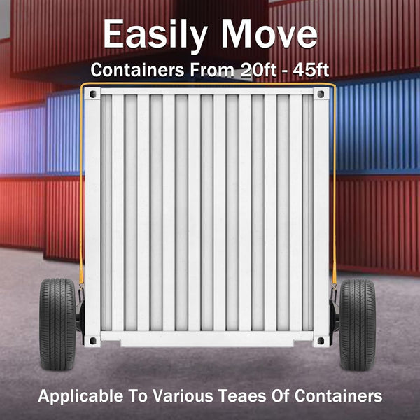 2Pcs Shipping Container Wheels 8/6-Lug Wheels Shipping Container Accessories