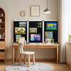 3+1 Panel Trade Show Presentation Board Folding Panel Table Top Display Board