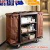 Hotel Commercial Housekeeping Cart  Laundry Trolley with Wheels Large Linen Bag