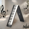 88 Keys Electric Piano Foldable Portable Digital Electronic Keyboard Piano w/Bag