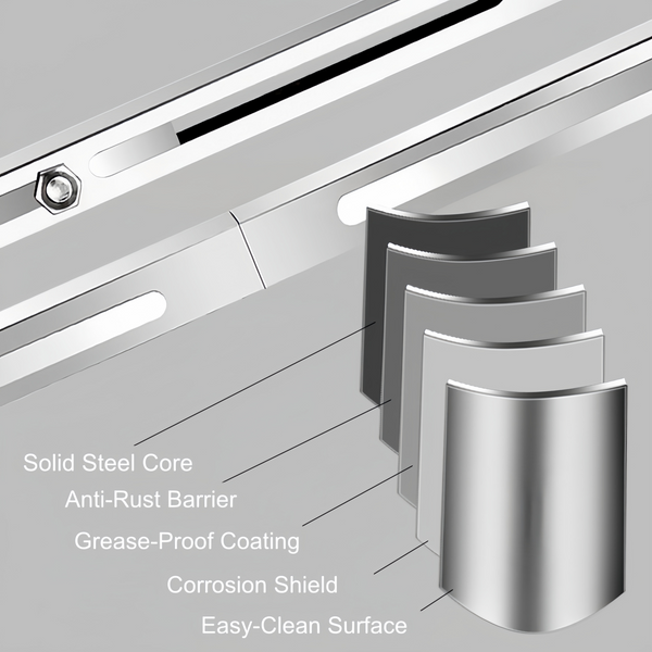 Undermount Sink Brackets Stainless Steel  for Kitchen Sink Support 71-100cm AU