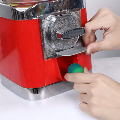 $2 Operated Gumball Vending Machine Toys Balls Egg Twisting Dispenser w/Lock