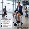 20" Smart Rideable Suitcase Electric Scooter Luggage Carry-On Travel Bag 110kg
