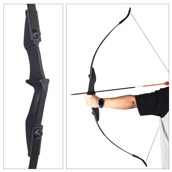 53" Archery Takedown Recurve Bow Set 40lbs Hunting Bow Arrows Target Shooting AU