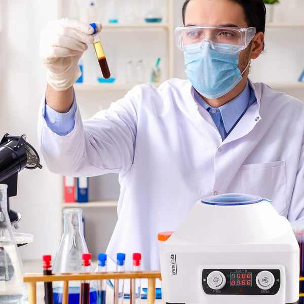 Lab PRP Benchtop Centrifuge LCD Digital Desktop Lab Centrifuge Timer 0-60Minutes