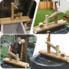 Bamboo Fountain with Pump Japanese Rocking Fountains Kit Bamboo Water Fountain