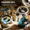 2000W Industrial Auto Continuous Hammer Grain Mill Grinder Herb Grinder 20Kg/h