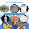 3.5L Electric Vibrating Tumbler Jewelry Polishing Machine Vibratory Rock Tumbler