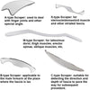 5pcs Gua Sha Scraping Massage Tool Stainless Steel Body Scraper with Storage Box