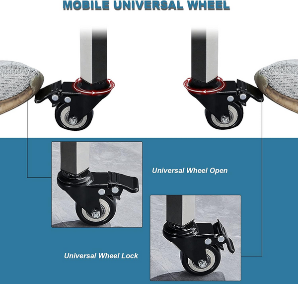 Rolling Floor Mop Sink Mop Cleaning Basin with Drain Buttoon Commercial Sink AU