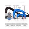 1200W Electric Seam Cleaner Seam Porcelain Floor Tile Seam Cleaner Slotting Tool
