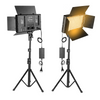 LED RGB Video Light Photo Studio Lamp Photography Panel Lighting w/1.6M Stand