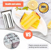 6pcs/10pcs Popsicle Molds Ice Lolly Mould Stainless Steel Ice Cream Holder Maker