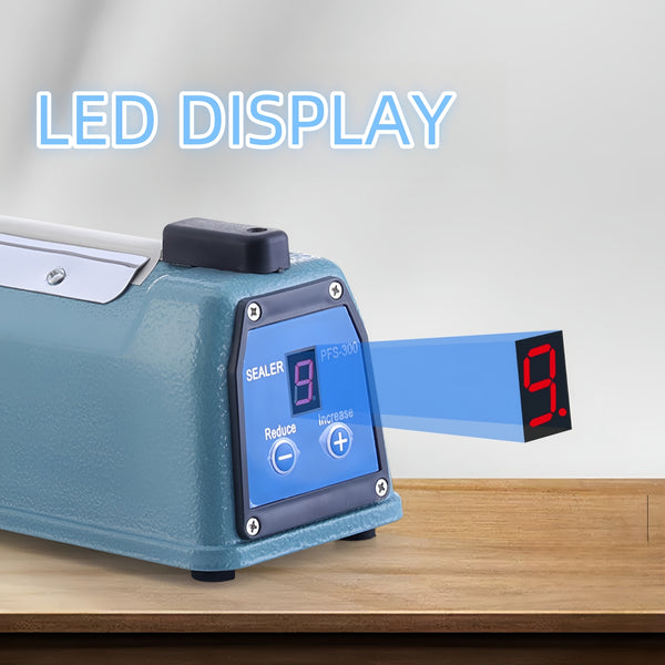 200/300/400mm Impulse Heat Sealer Plastic Bag Sealing Machine Metal Bag Sealer
