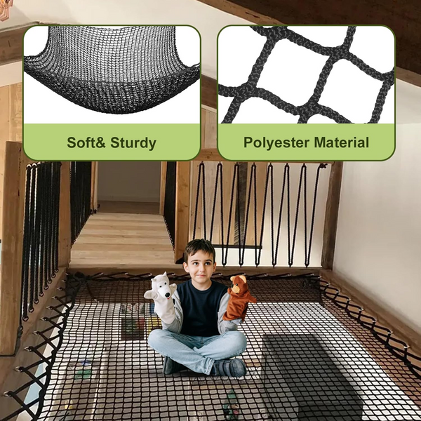 2*3m Kid Playground Play Safety Net Outdoor Climbing Cargo Net Children Backyard