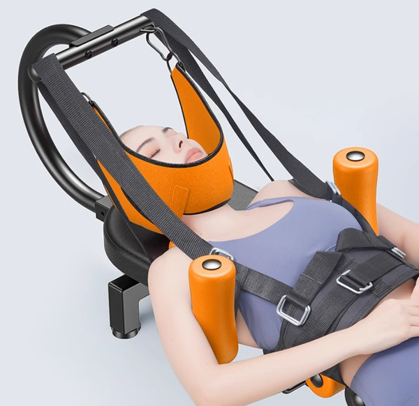 Electric Traction Table Spinal Cervical Decompression Lower Back Pain Relief AU