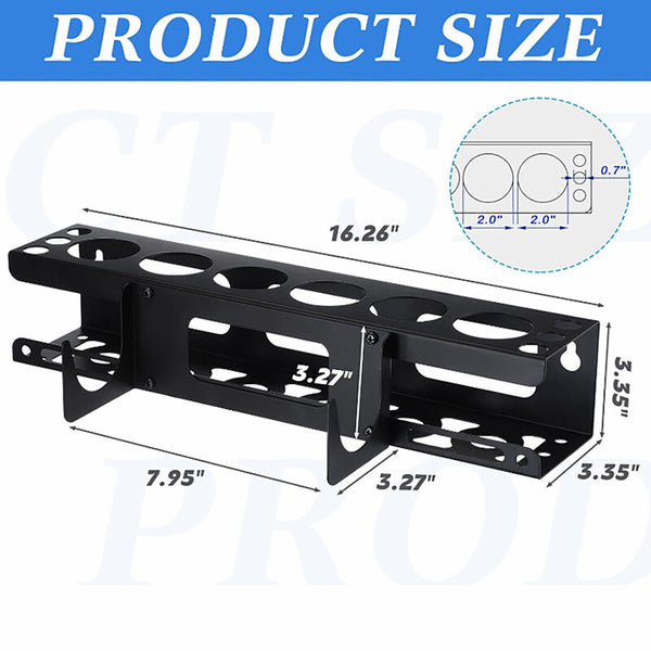 Caulk Mastic Sealant Tube Gun Holder Bracket 6 Holes Heavy Duty Sealant Rack