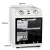 8L Sterilizer Cabinet 220℃ Dry Heat Disinfection Large Capacity for Beauty Salon