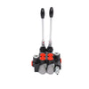 2-Spool Hydraulic Directional Control Valve Ports Double Acting 40l/min