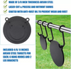 3 Pcs Gong Target Hanging Kit AR500 Steel Shooting Targets Hunting Training AU