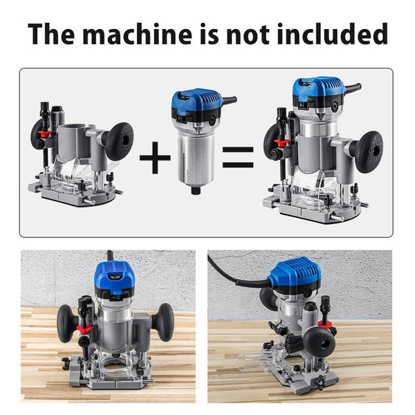 65mm Plunge Router Base For Woodworking Trimming Milling Slotting Machine Base
