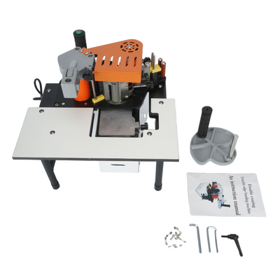 Portable Edge Bander Manual Woodworking Edge Banding Machine Double Side Gluing