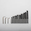 12Pcs 3 Inch Boring Head BT40 Shank 3/4 Inch Carbide Boring Bar Boring Head Bar