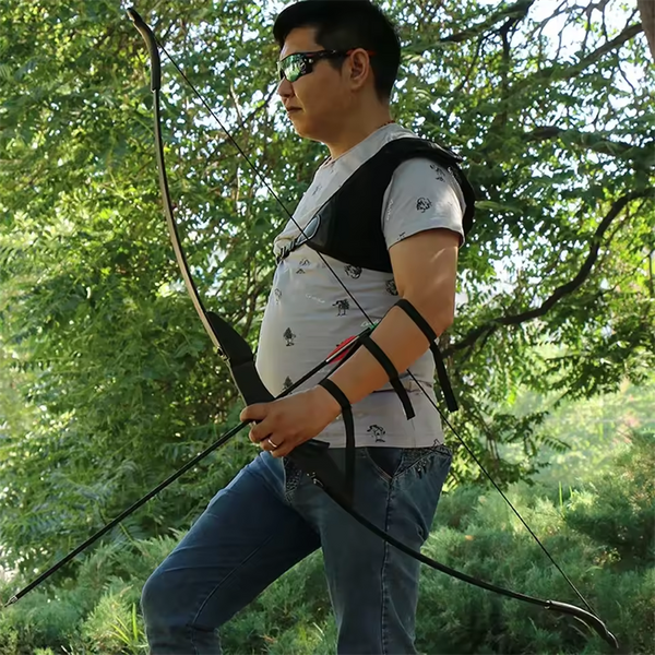 40lbs Archery 53" Takedown Recurve Bow 12 Arrows For Hunting Right/Left-Handed