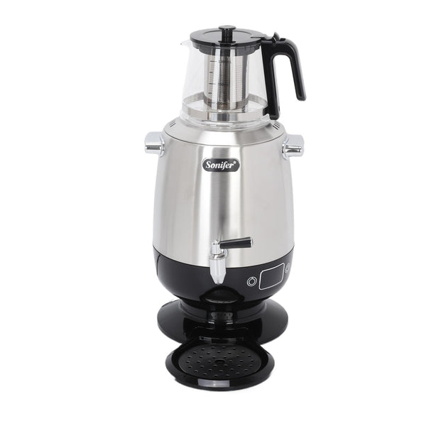 Electric Turkish Tea Maker Double Pot Kettle Infuser 4L Kettle + 1L Teapot Kits
