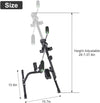 Adjustable Pedal Exerciser Hand Arm Leg Peddler for Seniors Elderly Home Gym