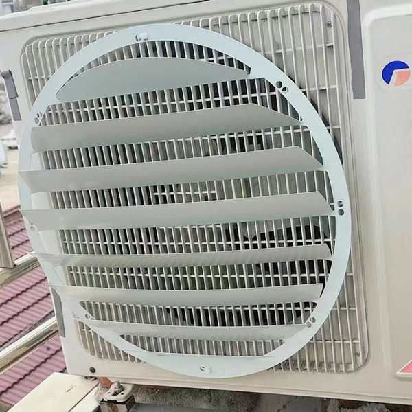 Outdoor AC Unit Wind Deflector 58cm Wind Guide Heat Vent Cover Anti-direct Blow