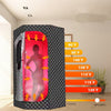 Infrared Sauna Box with 660&850nm Red Light Therapy Lamp f/ Home with 3L Steamer