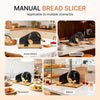 Manual Bread Slicer for Sourdough & Crusty Artisan Breads Adjustable Blade