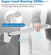 Toilet Grab Bar Foldable Flip Up Armrest Bars Elderly Non-Skid Safety Handrails