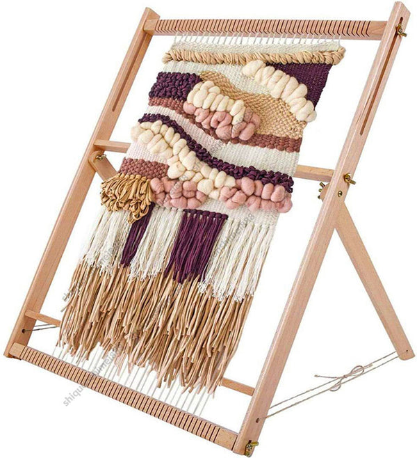 Tapestry Making Wooden Weaving Loom Weaving Knitting Tools Beginner Gifts Kits